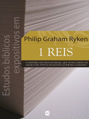 cover image of Estudos bíblicos expositivos em 1Reis